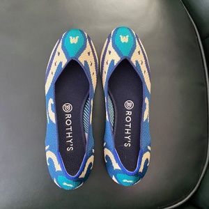Rothy: Moroccan Round Toe Flat, 8.5 Patterned